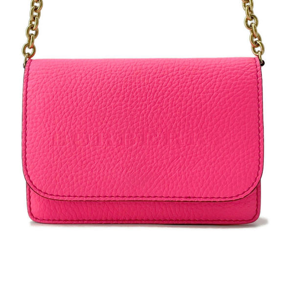Burberry Chain Shoulder Bag Leather BURBERRY - Picture 1 of 10